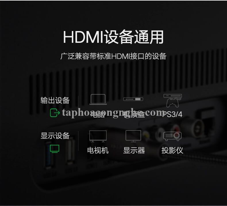 Ugreen 50109 3M màu Đen Cáp tín hiệu HDMI chuẩn 2.0 dây bọc lưới đầu hợp kim cao cấp HD131 30050109